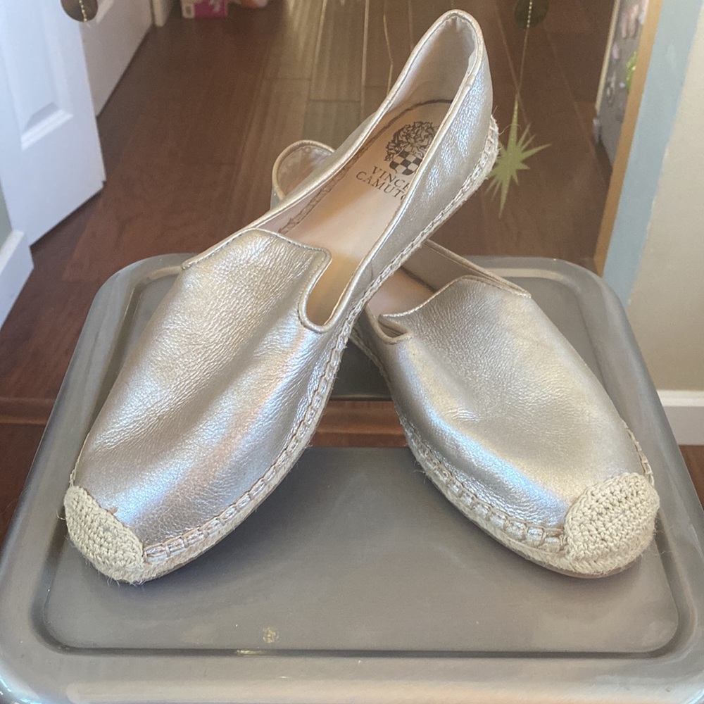 Vince Camuto— Metallic Darma Espadrilles
